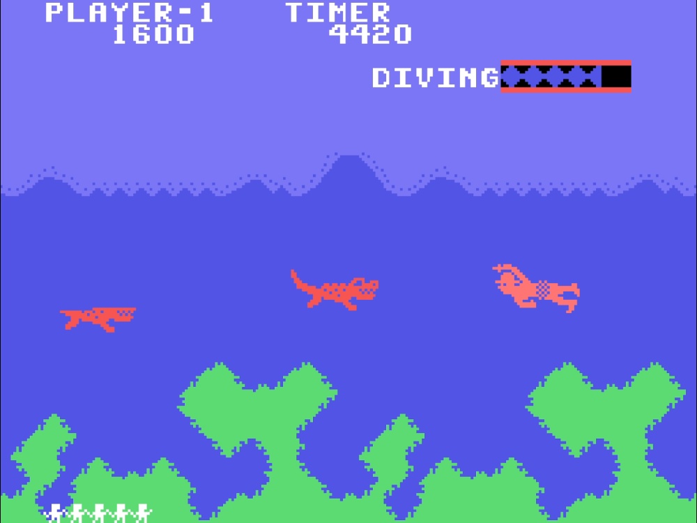 Gameplay of Jungle Hunt for Colecovision